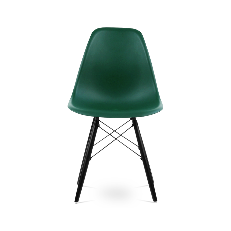 designer-plastic-dining-side-chair-black-dark-green-f